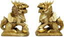 (・6.5cm*3.5cm*7cm) 贈り物 新年 お礼 開運 財運 金運祈願 魔除け 風水アイテム 運気アップ 2体セット お守り インテリア キリン 風水置...