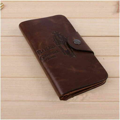 S) : Size Brown : (Color 財布 メンズレザーウォレットファッションロングポケットIDカードクラッチバッグダブルフォールドウォレットメンズビジネスウォレット トートバッグ S) : Size Brown : (Color 財布 メンズレザーウォレットファッションロングポケットIDカードクラッチバッグダブルフォールドウォレットメンズビジネスウォレット トートバッグ