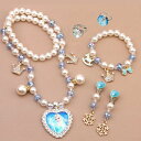 ブレスレッ キッズ 子供 4点セットエルサドレス アクセサリー アナと雪の女王 キッズネックレス イアリング アクセサリー キッズ
