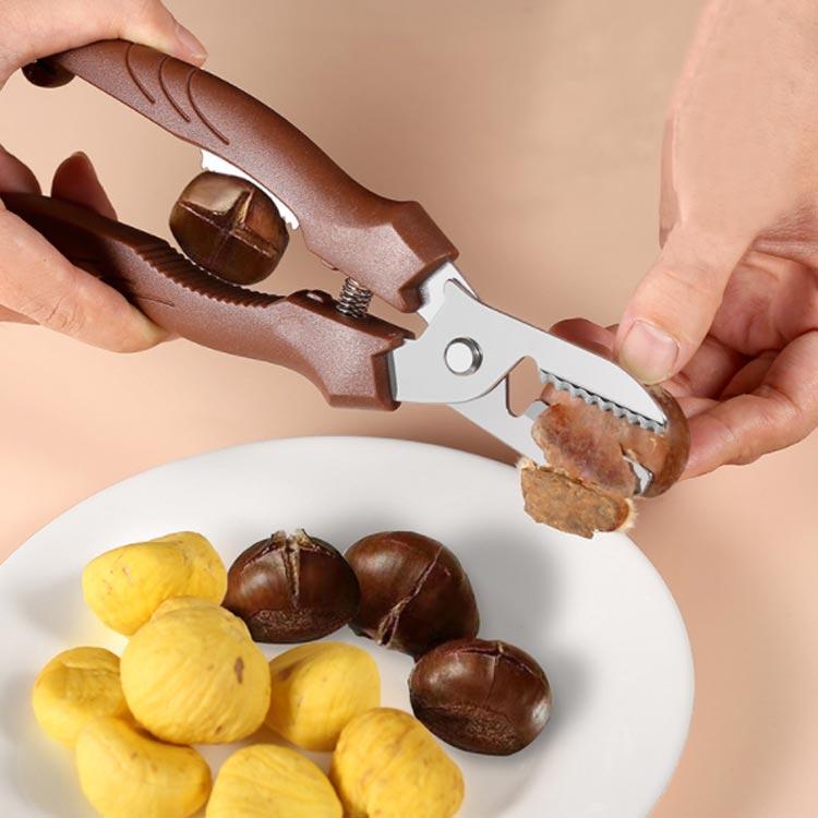 焼き栗 固い皮 渋皮 鬼皮 はさみ型 ハサミ型 皮むき器 皮剥き 栗の皮むき 皮むき 栗 栗剥き くりくりぼうず 栗むき 2WAY 栗むき機