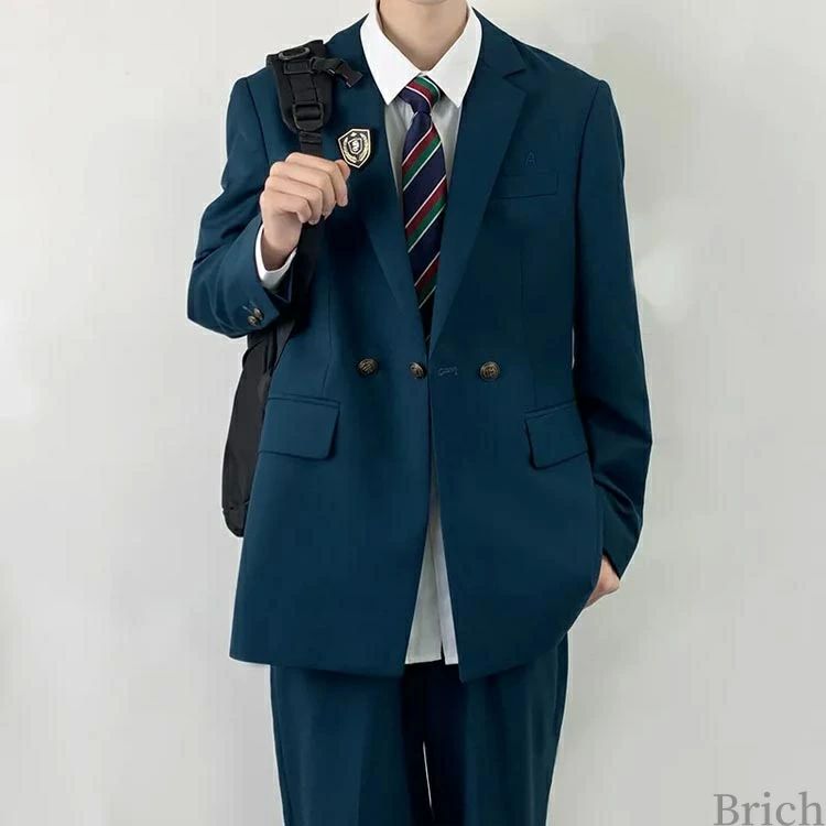 男子高生制服 男子 ブレザー 学生服 高校生 スクールブレザー ジャケット 高校生 中学生 通学 学生
