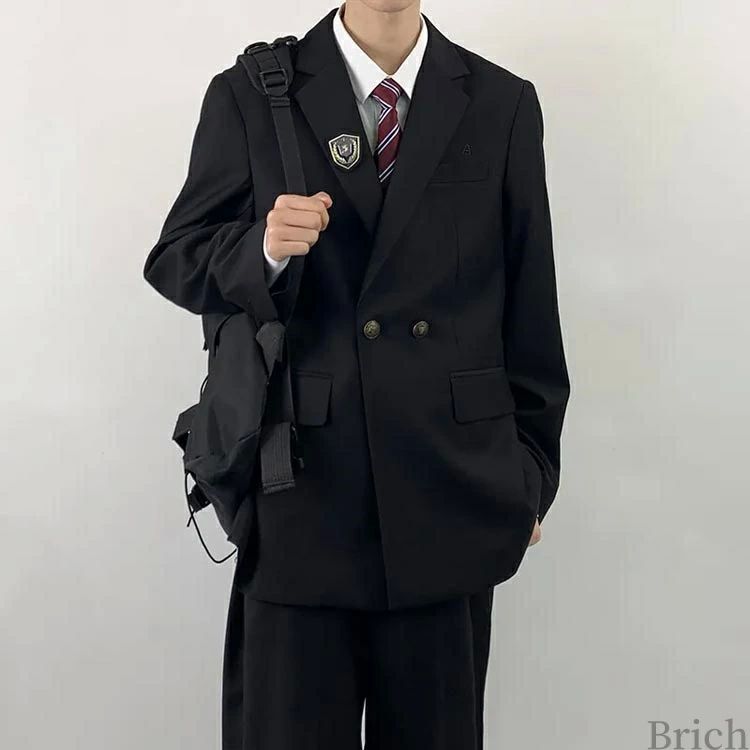 男子高生制服 男子 ブレザー 学生服 高校生 スクールブレザー ジャケット 高校生 中学生 通学 学生