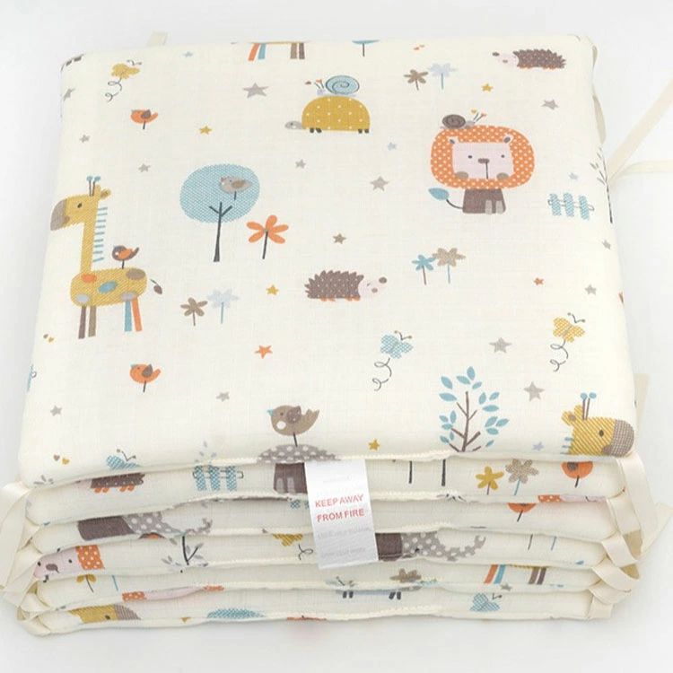 撮影小物 かわいい 新生児 プレゼント 出産祝い 取り付け便利 けが防止 転落防止 お昼寝マット ベッドフェンス ベビーベッド ベッドバンパー ごっつん防止 ベビーガード ベビーベッド用 全面タイプ 6個セット サイドガード ベビーベッドガード