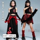 セットア へそ出しキャミソール ロングパンツ チェエクスカート へび柄 黒ガールズ 赤 k-pop衣装 キッズダンス衣装 ヒップホップ