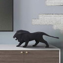 獅 おしゃれ スタイル1 置物 北欧 オブジェ インテリア キラキラ アニマルヘッド 家具 アクセサリー ホームデコレーション 置物 F 動物 樹脂 レジン モダン 獅子 ライオン 獅子 ライオン置物(3)
