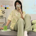 レディース ルームウェア レディース 短袖 Tシャツ セットアップ 部屋着 上下 セット 大きい 大きいサイズ