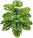 フェイ 玄関 インテリア 人工観葉植物 F*1 造花 フェイクグリーン 屋内用 スモール プラスチック製鉢 軽量 大型 モンステラ植物