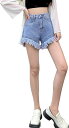 カジュア ボトムス セクシー 美尻 デニムショーツ ラグドエッジデザイン 春夏 ストリートスタイル レディース ジーンズパンツ 短パンス デニムパンツ ホットパンツ レディース ショートパンツ デニム