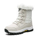 ハイカッ Boots Snow Winter 防滑 防水 冬靴 綿靴 防寒ブーツ 暖かい ボア 裏起毛 冬用ブーツ 防寒靴 スノーシューズ レディース