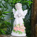 樹脂製 プレゼント ギフト 工芸品 ガーデニング スタイル2 祈る天使像 平和 インテリア ソーラー置物 エンジェル お祈り F ガーデンライト インテリア雑貨...