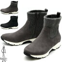 あしながおじさん スニーカーブーツ ニットスニーカー 厚底スニーカー 撥水 レディース 全3色 S-LL 黒 ブラック 7210135 セール