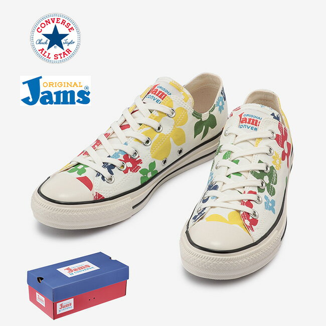 コンバース CONVERSE オールスター US ジャムズ TW ローカット ALL STAR US Jams TW OX スニーカー レディース US オリジネーター 全一色 マルチ TRADEWINDS フラワー柄 10％ OFF 【B倉庫】