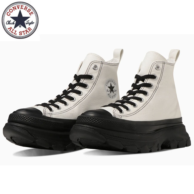 楽天シューズメガアイビーコンバース CONVERSE オールスター （ R ） トレックウエーブ ハイカット ALL STAR TREKWAVE HI 厚底スニーカー レディース