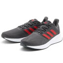 アディダス ファルコンラン adidas FALCONRUN グレー/ホワイト/レッド EG8602 国内正規品