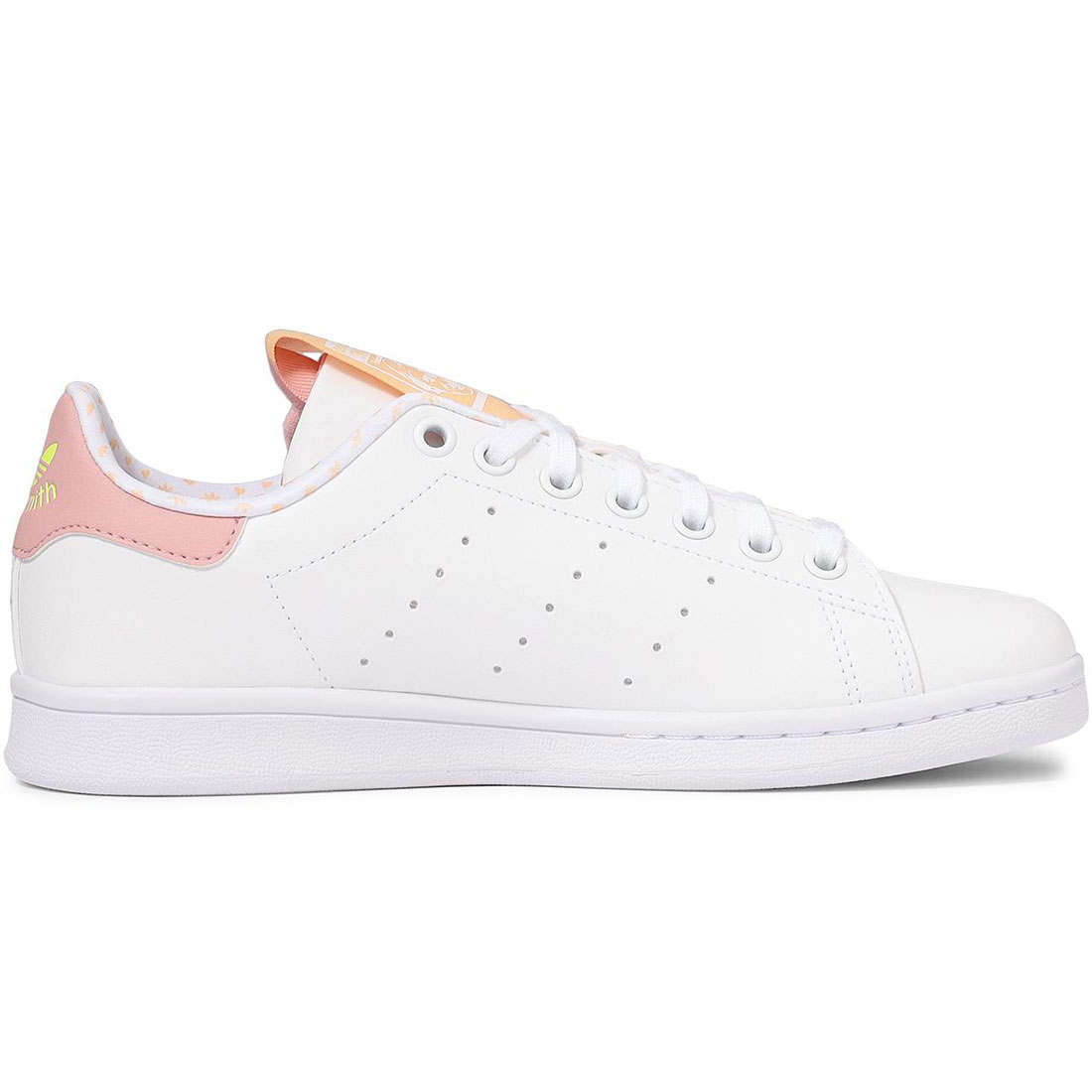 アディダス スタンスミス J adidas W STAN SMITH J フットウェアホワイト/ピンク/オレンジ GX0554 日本国内正規品