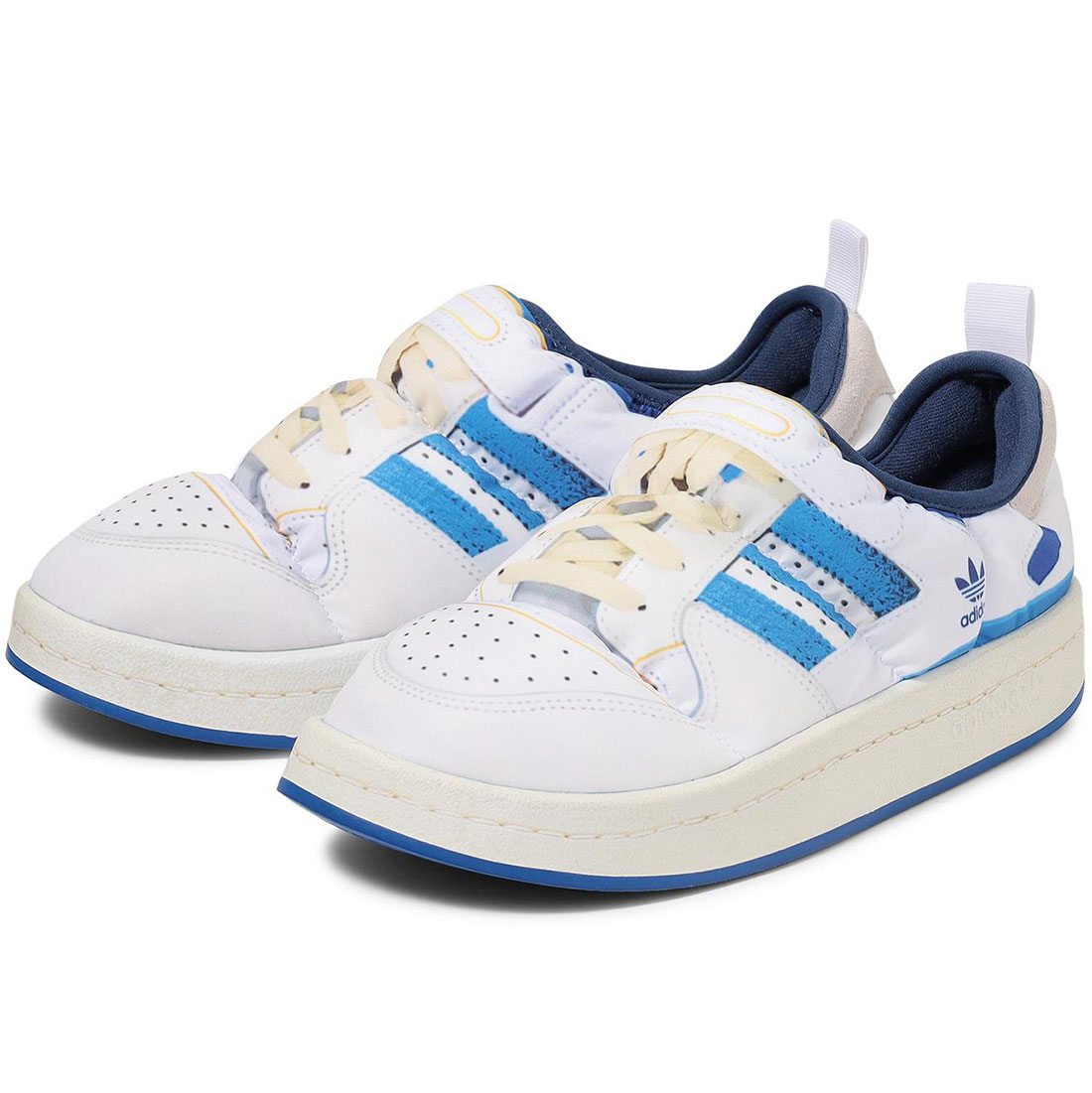 アディダス パフィレッタ adidas Puffylette フットウェアホワイト/ブルー/フットウェアホワイト HP6698 アディダスジャパン正規品