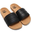 アディダス アディレッタ プレミアムサンダル adidas ADILETTE PREMIUM SLIDES コアブラック/グレー HQ1998 アディダスジャパン正規品