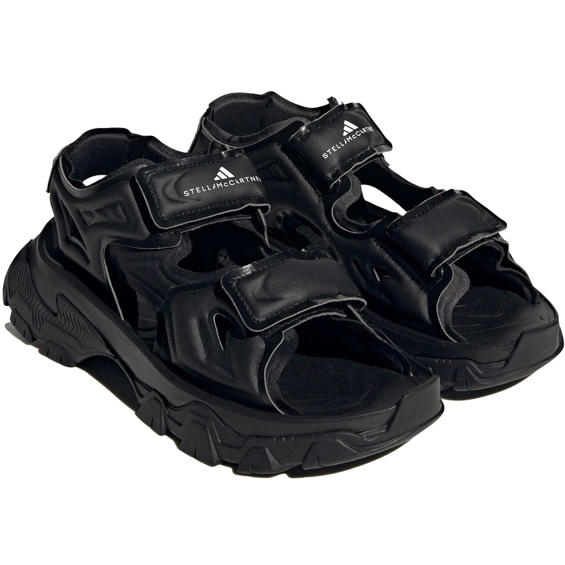 アディダス SMC ヒカ アウトドアサンダル adidas W STELLA MCCARTNEY HIKA OUTDOOR SANDALS ブラック/ホワイト/グレー HP6322 日本国内正規品のサムネイル