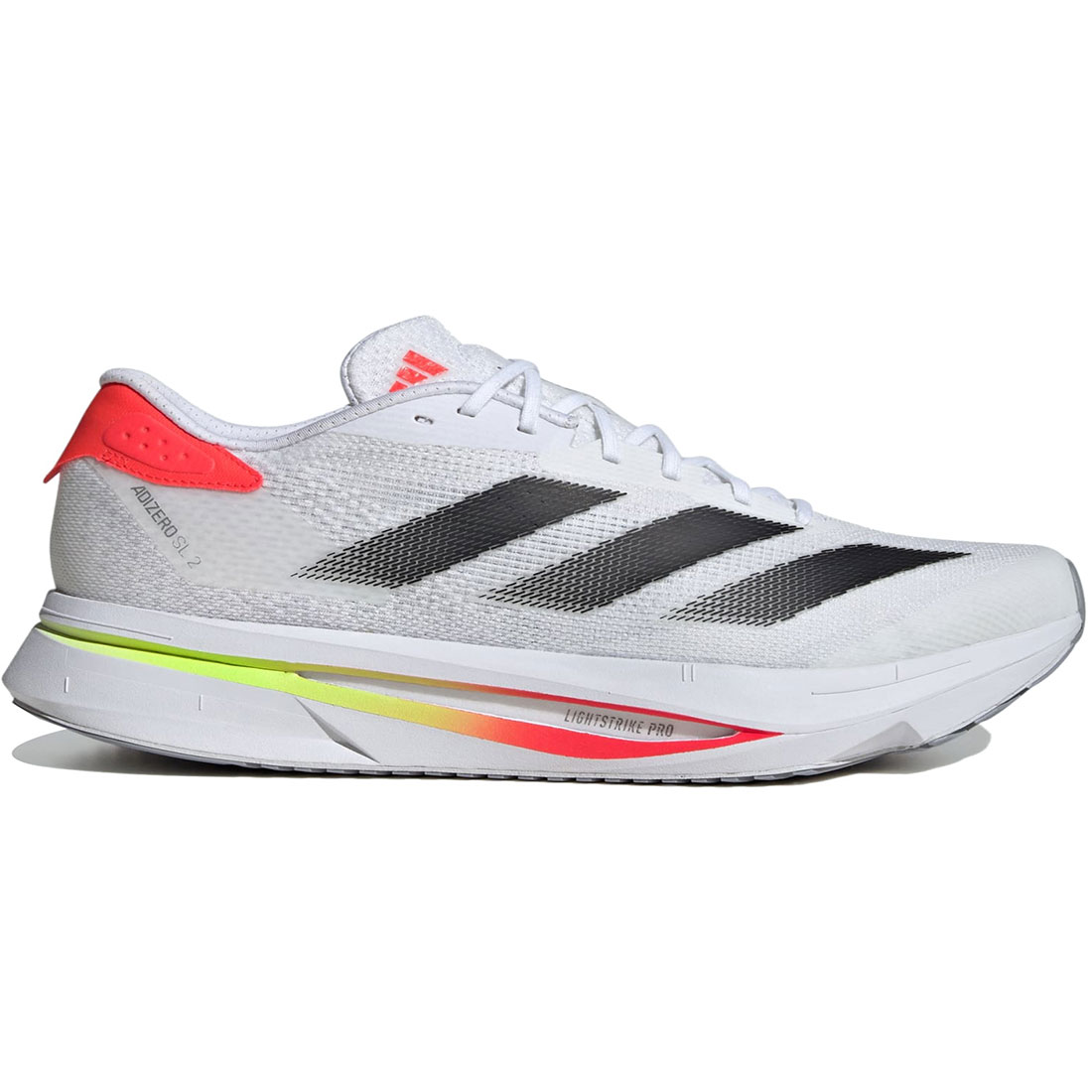 アディダス アディゼロ Sl2 ランニング adidas ADIZERO SL2 RUNNING クラウドホワイト/コアブラック/ルシッドレッド JS1181