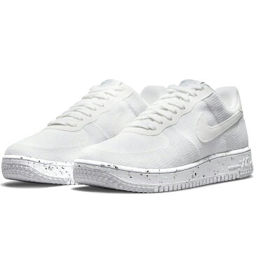 ナイキ エア フォース 1 クレーター フライニット NIKE AIR FORCE 1 CRATER FLYKNIT ホワイト/セイル/ウルフグレー/ホワイト DC4831-100