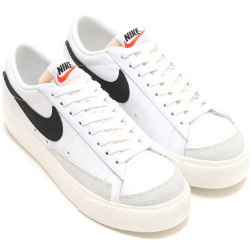 ナイキ ブレーザー ロー プラットフォーム NIKE W BLAZER LOW PLATFORM ホワイト/セイル/チームオレンジ/ブラック DJ0292-101 ナイキジャパン正規品