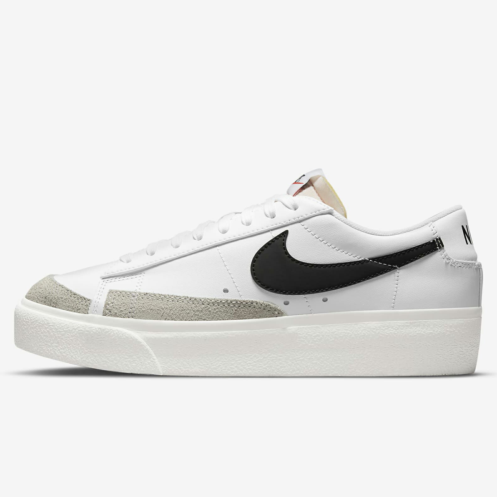 ナイキ ブレーザー ロー プラットフォーム NIKE W BLAZER LOW PLATFORM ホワイト/セイル/チームオレンジ/ブラック DJ0292-101 ナイキジャパン正規品