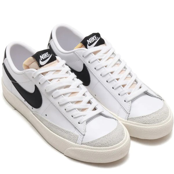 ナイキ ブレーザー ロー '77 NIKE W BLAZER LOW '77 ホワイト/セイル/ホワイト/ブラック DC4769-102 ナイキジャパン正規品のサムネイル