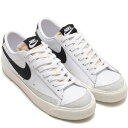 ナイキ ブレーザー ロー '77 NIKE W BLAZER LOW '77 ホワイト/セイル/ホワイト/ブラック DC4769-102 ナイキジャパン正規品