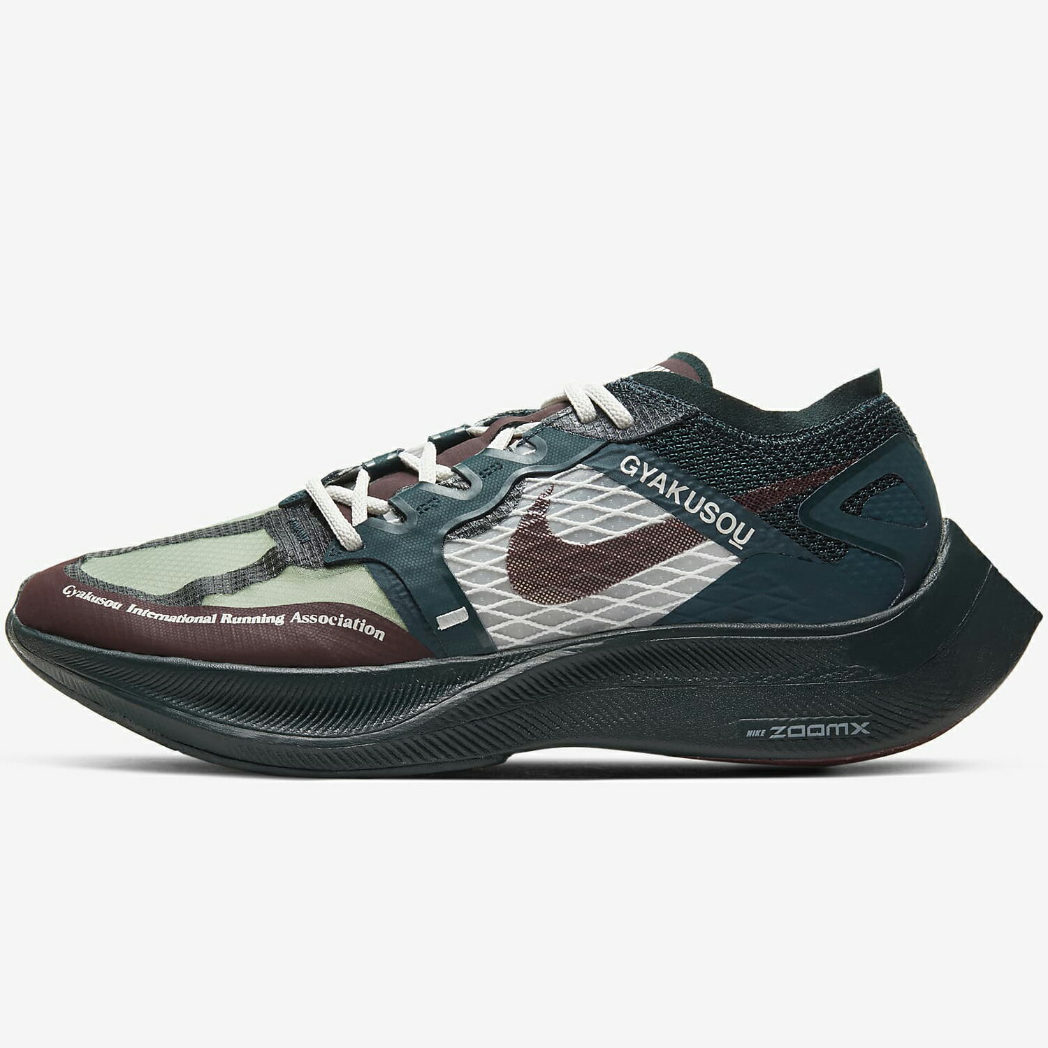 ナイキ ズームX ヴェイパーフライ ネクスト％ NIKE ZOOM X VAPORFLY NEXT% GYAKUSOU ミッドナイトスプルース/セイル CT4894-300 ナイキジャパン正規品