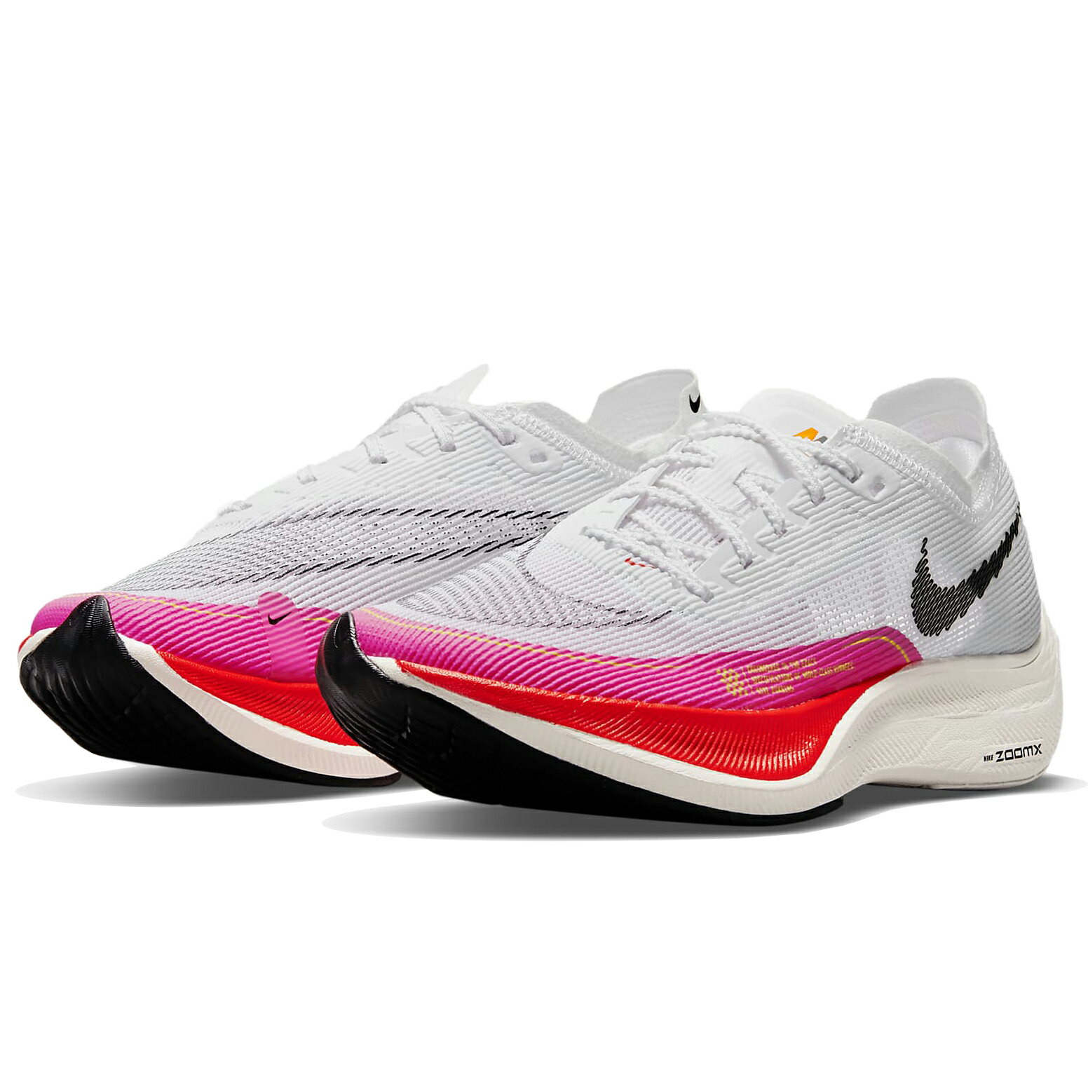 ナイキ ズームX ヴェイパーフライ ネクスト％ 2 NIKE W ZOOM X VAPORFLY NEXT% 2 ホワイト/ブラック/ブラック/ブラック DJ5458-100 ナイキジャパン正規品