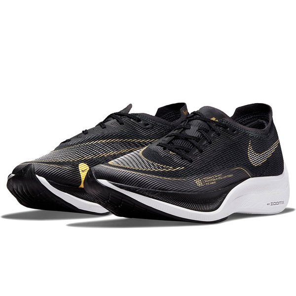 ナイキ ズームX ヴェイパーフライ ネクスト％ 2 NIKE W ZoomX VaporFly Next% 2 ブラック/メタリックゴールドコイン/ホワイト CU4123-001 国内正規品