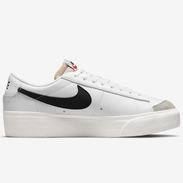 ナイキ ブレーザー ロー プラットフォーム NIKE W BLAZER LOW PLATFORM ホワイト/セイル/チームオレンジ/ブラック DJ0292-101 国内正規品