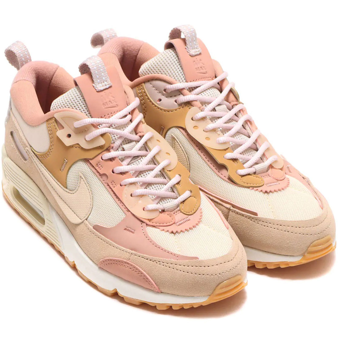 ナイキ エア マックス 90 フューチュラ NIKE W AIR MAX 90 FUTURA サンドドリフト/ヘンプ/ローズウィスパー/サンドドリフト DM9922-100のサムネイル