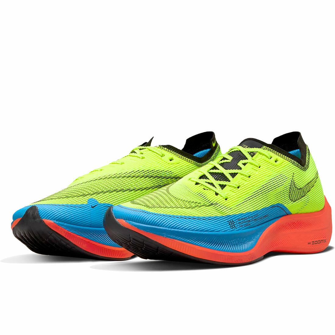 ナイキ ズームX ヴェイパーフライ ネクスト％ 2 NIKE ZoomX VaporFly Next% 2 ボルト/ブライトクリムゾン/ライトフォトブルー DV3030-700 ナイキジャパン正規品のサムネイル