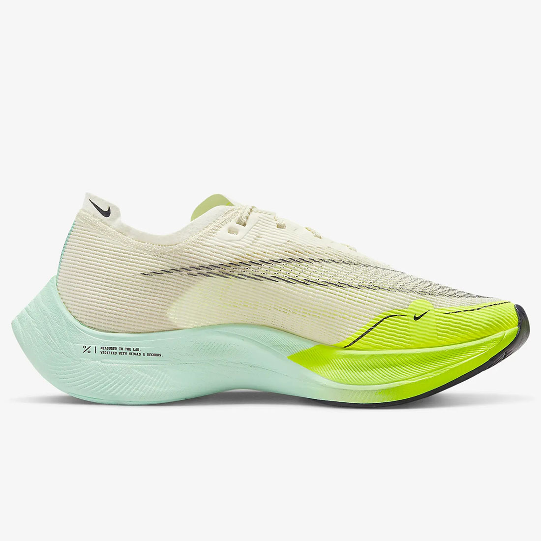 ナイキ ズームX ヴェイパーフライ ネクスト％ 2 NIKE W ZoomX VaporFly Next％ 2 ココナッツミルク/グリーン/ミント/パープル DV9431-100 日本国内正規品