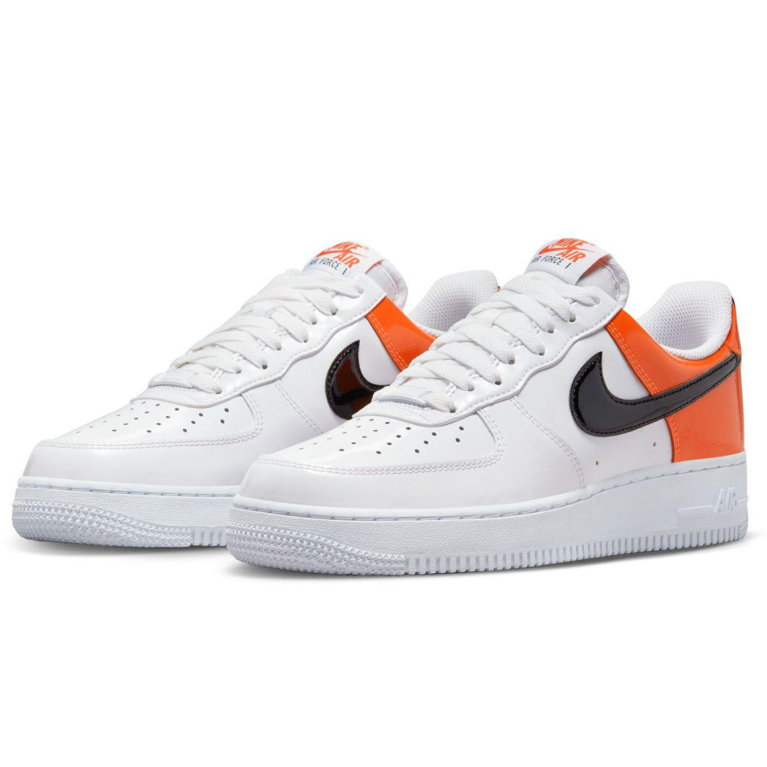 ナイキ エア フォース 1 039 07 エッセンシャル NIKE W AIR FORCE 1 039 07 ESS ホワイト/ブラック/オレンジ DJ9942-103 ナイキジャパン正規品