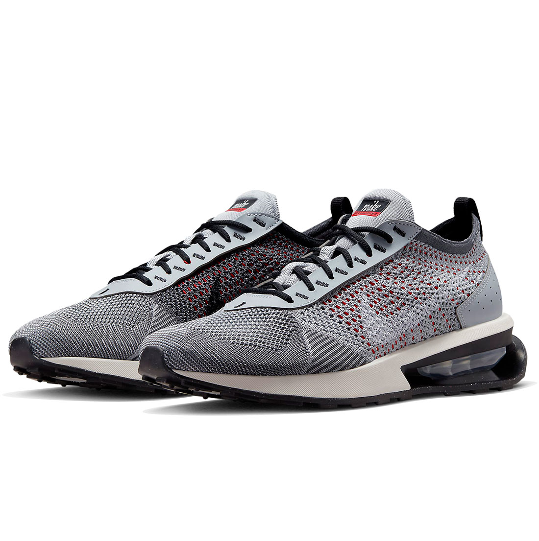 ナイキ エア マックス フライニット レーサー NIKE AIR MAX FLYKNIT RACER ウルフグレー/ブラック/ダークグレー/ホワイト FD4610-001 ナイキジャパン正規品