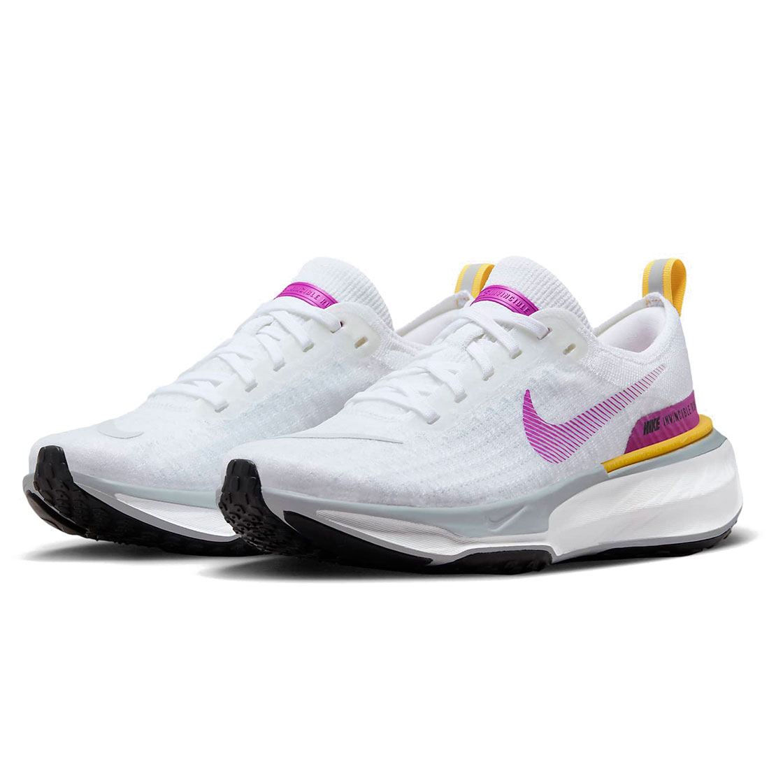 ナイキ インヴィンシブル 3 NIKE W Invincible 3 ホワイト/ビビッドサルファー/ピュアプラチナム/ビビッドパープル DR2660-101 日本国内正規品のサムネイル