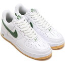 ナイキ エア フォース 1 ロー レトロ NIKE AIR FORCE 1 LOW RETRO ホワイト/ガムイエロー/フォレストグリーン FD7039-101 ナイキジャパン正規品