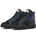 ナイキ SB ズーム ブレーザー ミッド PRM NIKE SB ZOOM BLAZER MID PRM ネイビー/グレー/アンスラサイト/ブラック FD5113-400 ナイキジャパン正規品