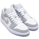 ナイキ エア ジョーダン 1 ロー NIKE W AIR JORDAN 1 LOW ホワイト/アルミニウム/ウルフグレー DC0774-105 ナイキジャパン正規品