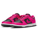 ナイキ ダンク ロー NIKE W DUNK LOW ブラック/ファイヤーベリー/ホワイト DD1503-604