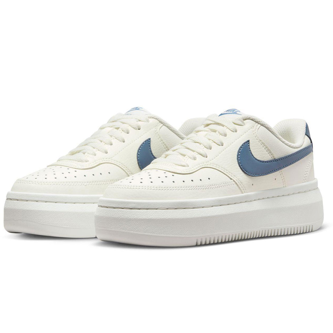 ナイキ コート ビジョン アルタ LTR NIKE W COURT VISION ALTA LTR セイル/ブルー DM0113-102 日本国内正規品