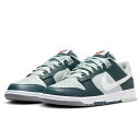 ナイキ ダンク ロー レトロ プレミアム NIKE DUNK LOW RETRO PRM ディープジャングル/ライトシルバー/ホワイト FB8896-300