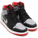 ナイキ エア ジョーダン 1 ミッド NIKE AIR JORDAN 1 MID ブラック/ファイヤーレッド/ホワイト/セメントグレー DQ8426-006 日本国内正規品