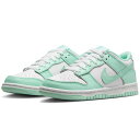 ナイキ ダンク ロー NIKE J DUNK LOW ホワイト/ミントフォーム FZ3534-100 日本国内正規品