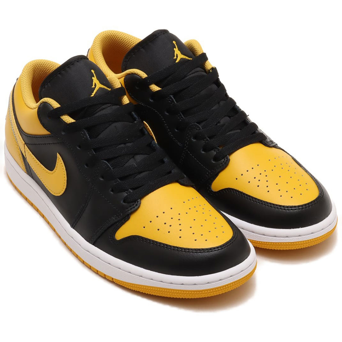 ナイキ エア ジョーダン 1 ロー NIKE AIR JORDAN 1 LOW ブラック/ホワイト/イエローオークル 553558-072 日本国内正規品