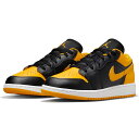 ナイキ エア ジョーダン 1 LOW GS NIKE J AIR JORDAN 1 LOW GS ブラック/ホワイト/イエローオークル 553560-072 日本国内正規品