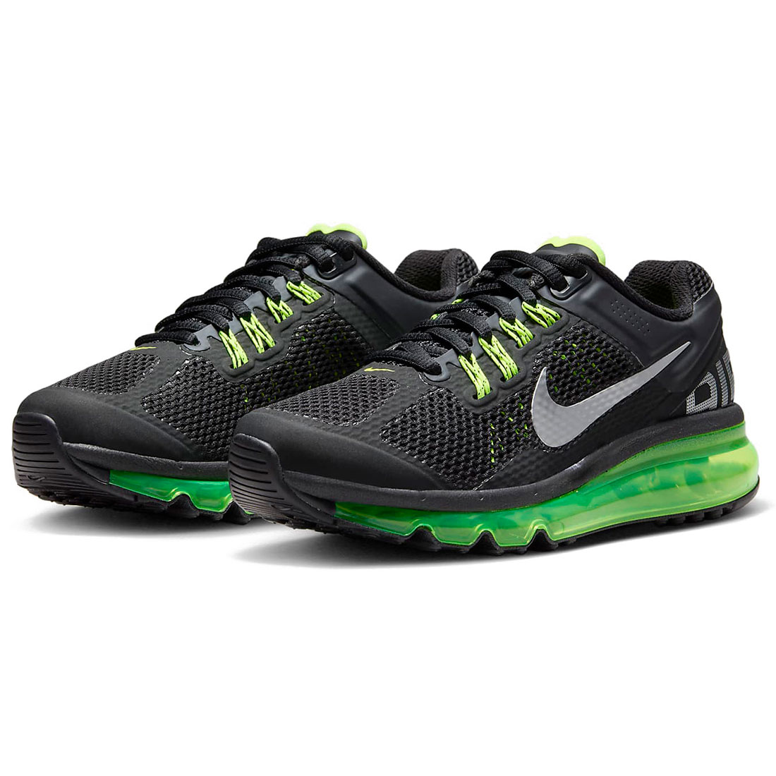 ナイキ エア マックス 2013 NIKE J AIR MAX 2013 ブラック/ボルト/メタリックシルバー 555426-003 日本国内正規品