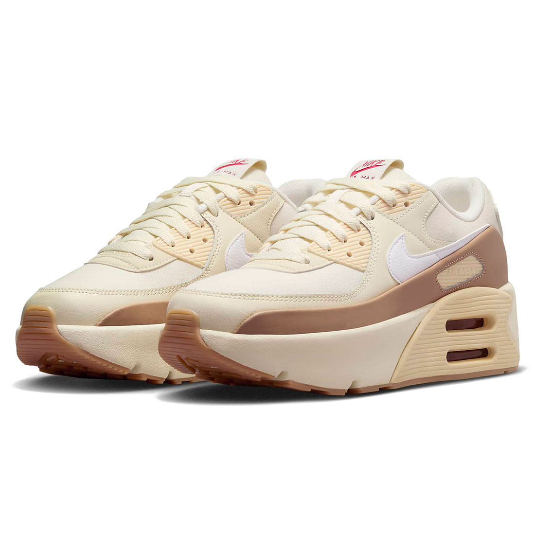 ナイキ エア マックス 90 LV8 NIKE W AIR MAX 90 LV8 セイル/ココナッツミルク/ペールバニラ/ホワイト HF4302-133のサムネイル